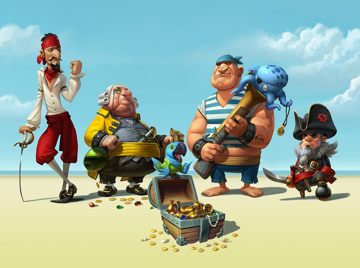 pirates Character Illiustration ad