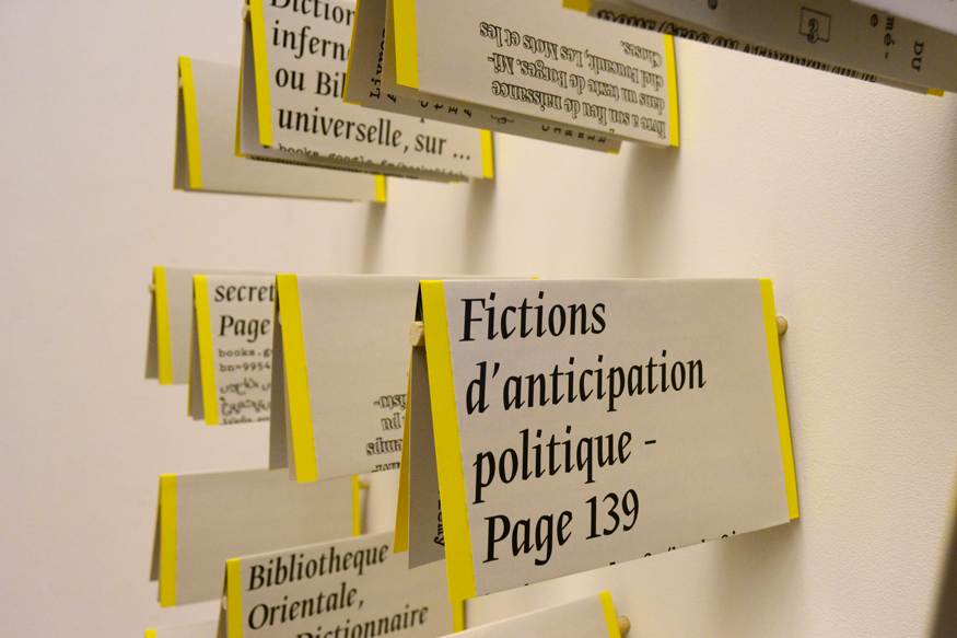 Borges Bibliothèque de Babel google google books edition graphisme Typographie installation experimental