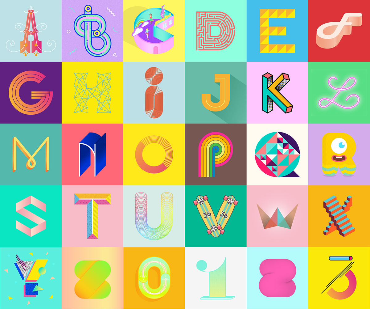 type lettering 36 days 36 daysoftype custom type vasava illustration typography Exhibition  poster typography  