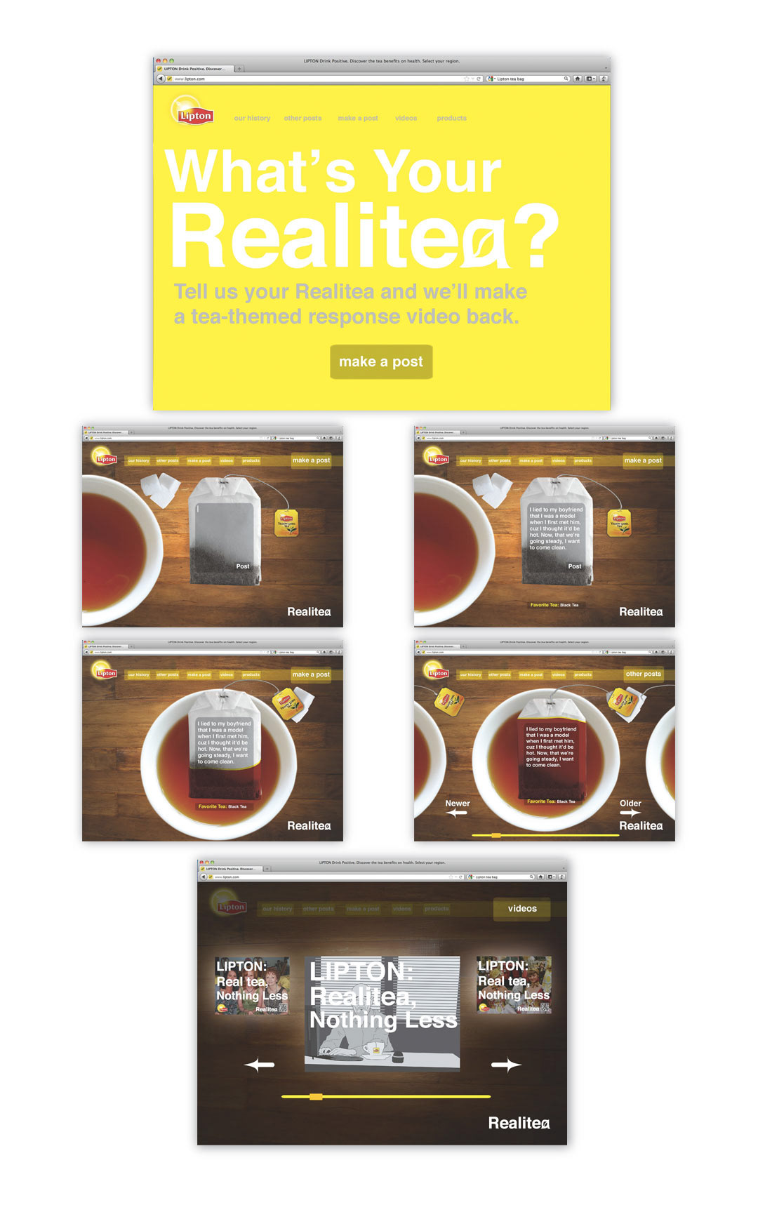 tea Consumer goods Lipton promotional design Rebrand