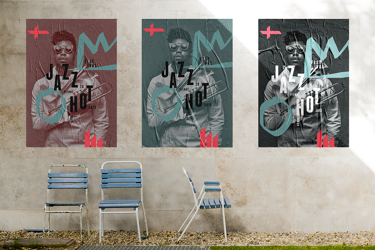 jazz festival keziah jones poster affiche music ticket Basquiat Event concert free