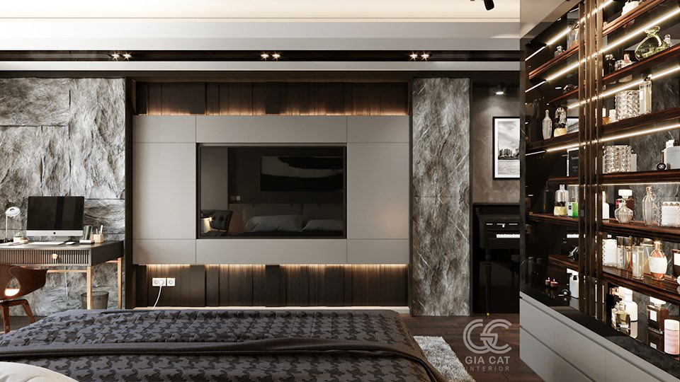 interior design  apartment living room bedroom kitchen Render visualization 3ds max vray modern