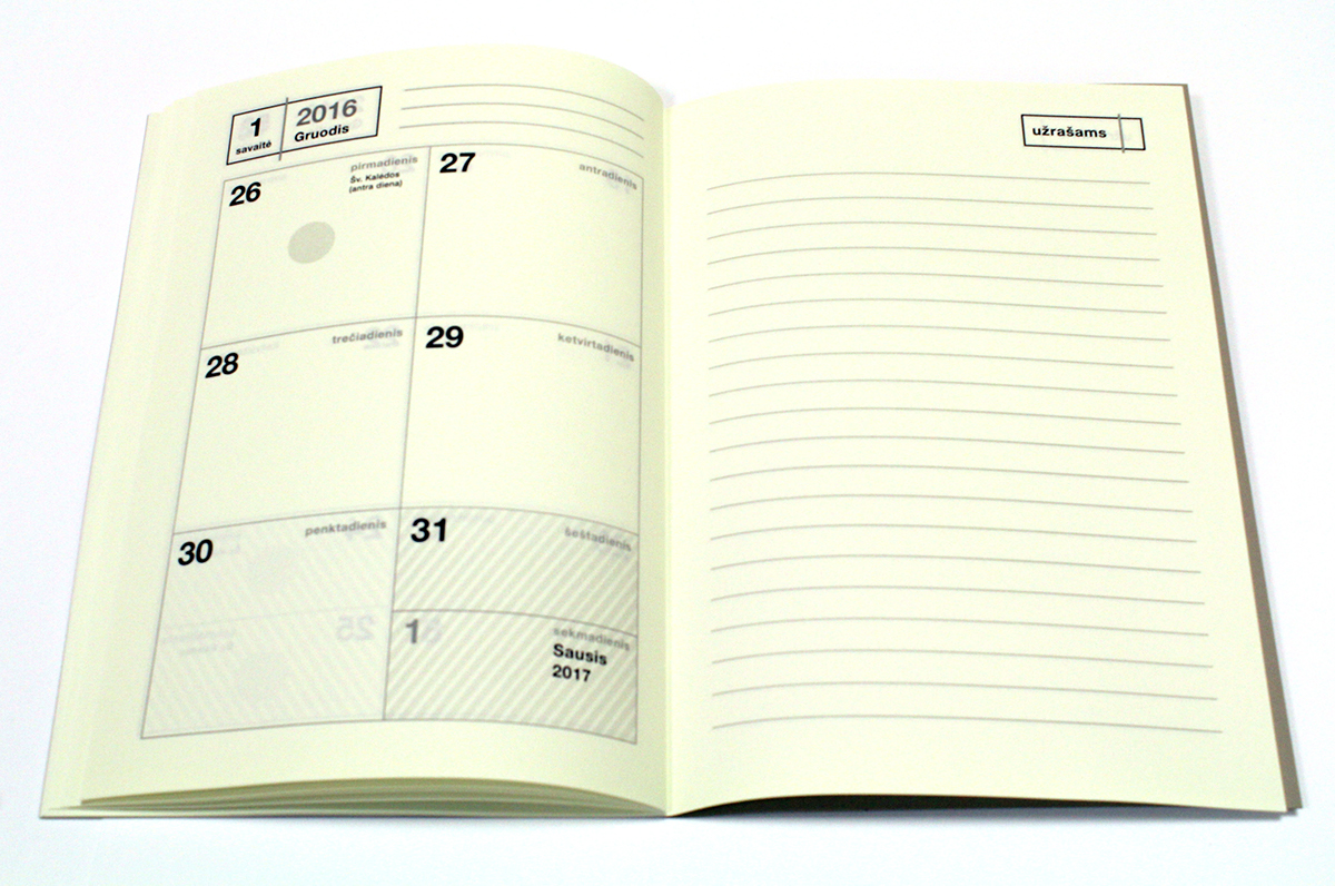 planner Weekly calendar