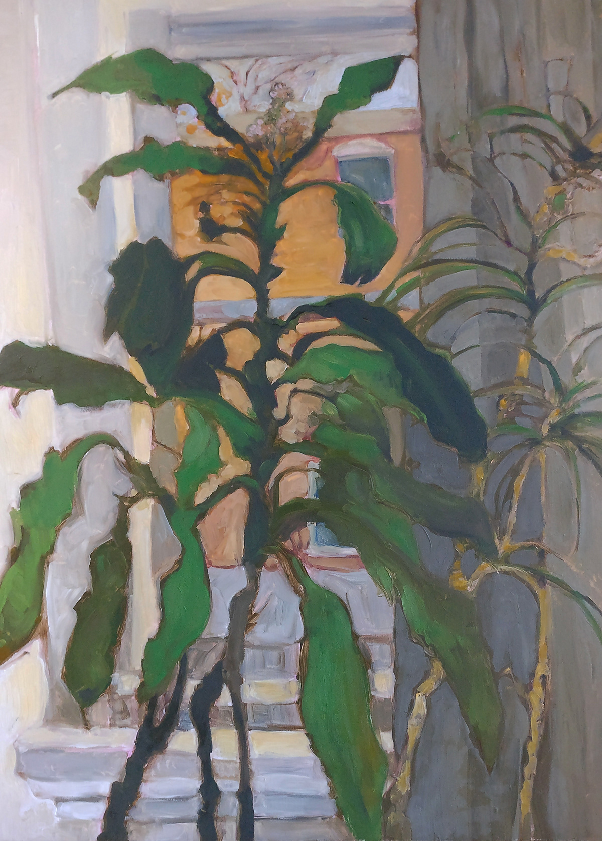 impressionism Oil Painting Interior botanical