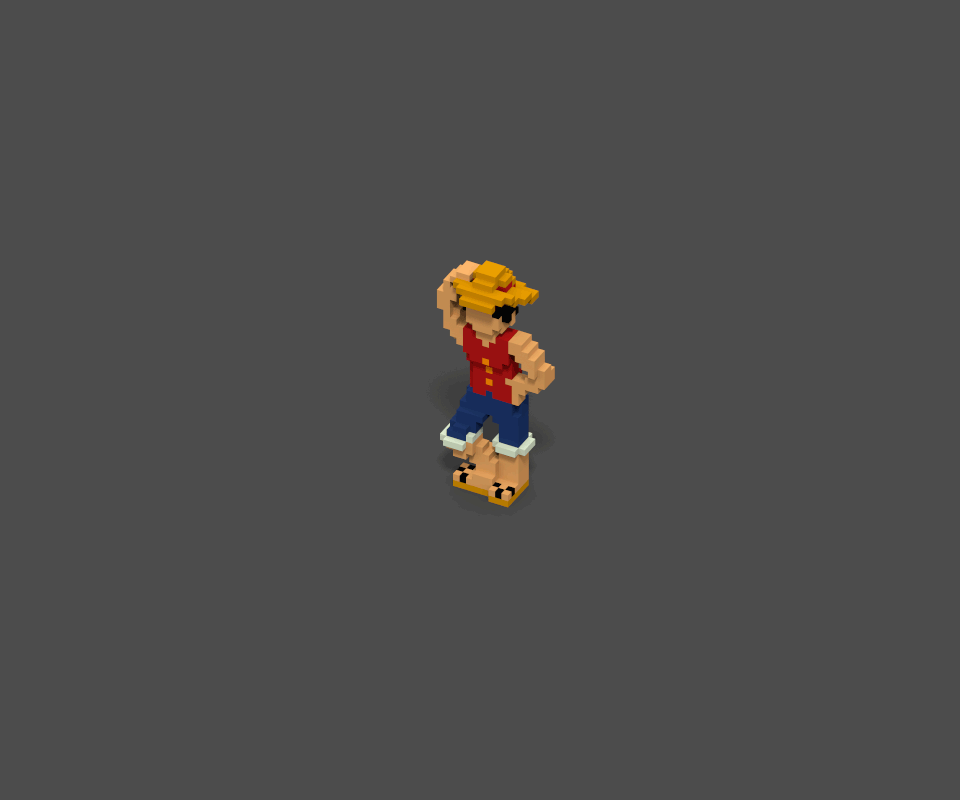 animation  game Magicavoxel voxel art