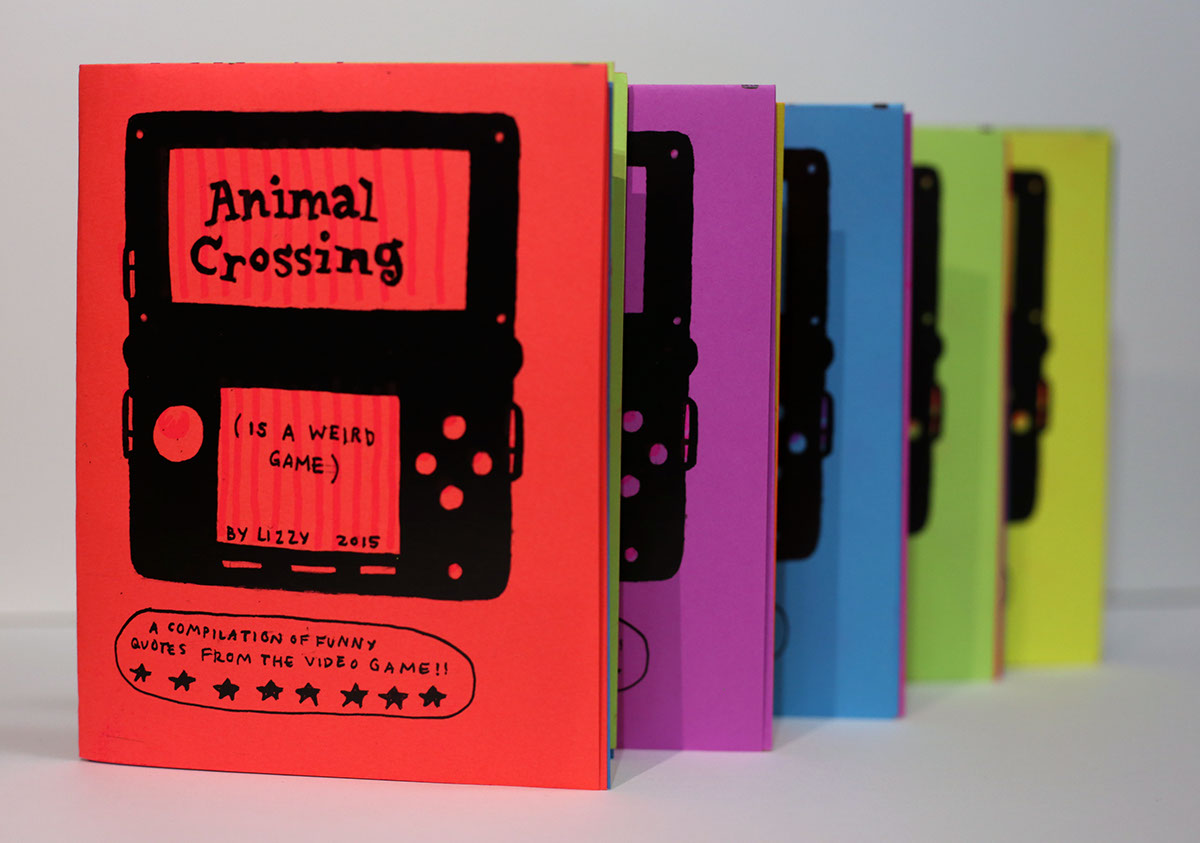 Animal Crossing Nintendo Zine  cute risograph
