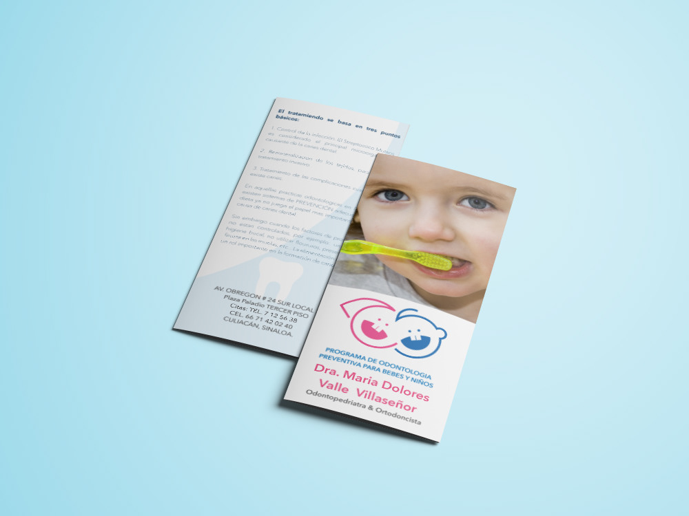 dental dentist brochure print
