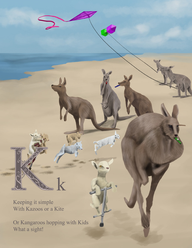 children's book alphabet book ABC book cover book art