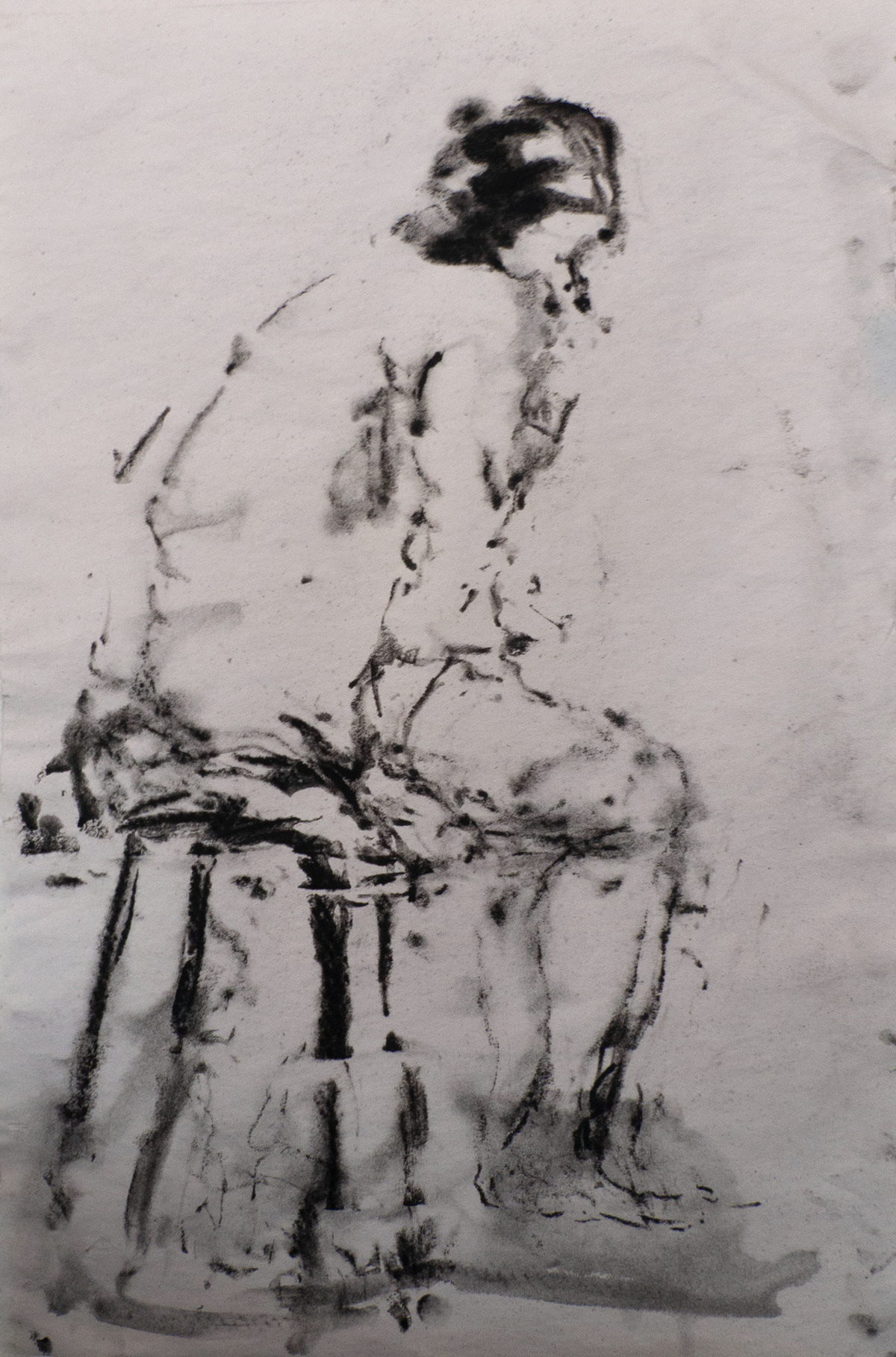 charcoal linequality wetmedia atmosphere lifedrawing