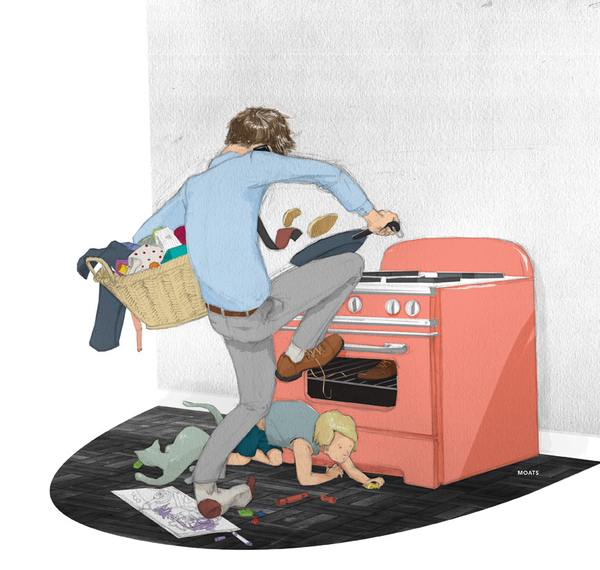 Adobe Portfolio Kids illustrations parents family magazine Editorial Illustration