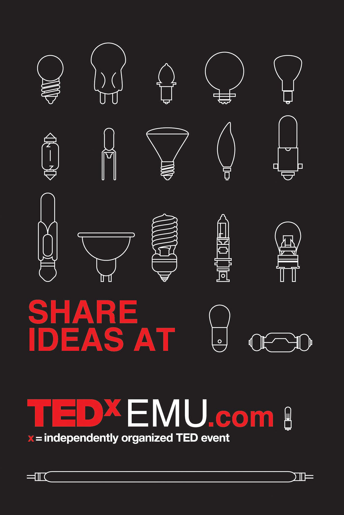 TEDx EMU Eastern Michigan University Lamp idea share