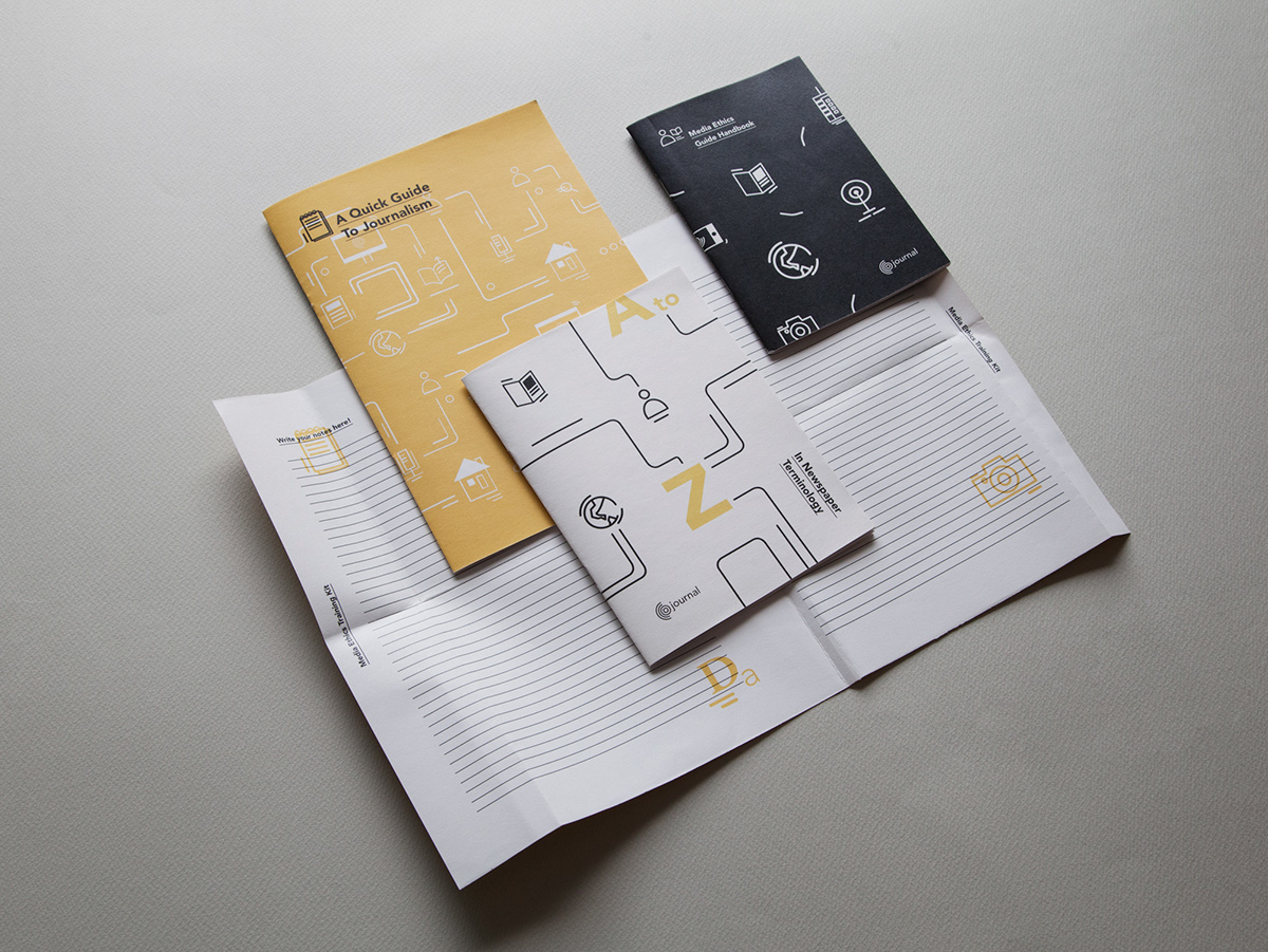 Sensationalism Beyond yellow icons newspaper design publication design UI / UX design Platform School Project final year NAFA