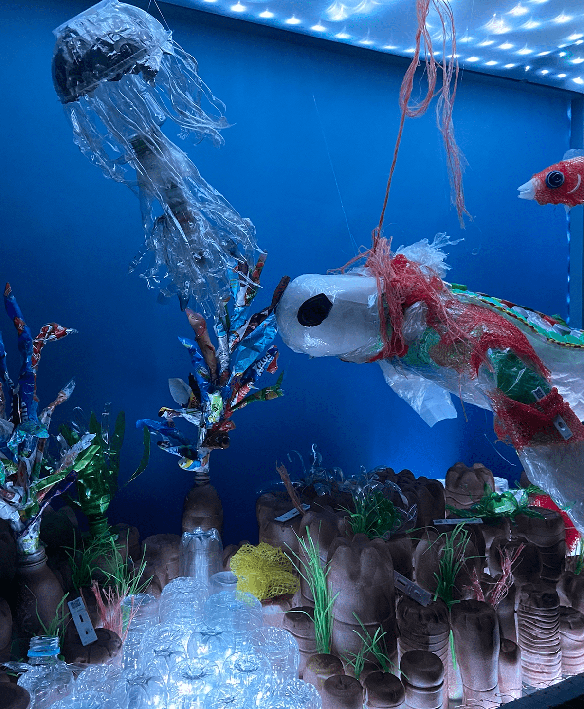 environment Exhibition  fish Installation Art jellyfish overconsumption plastic plastic pollution Turtle waste