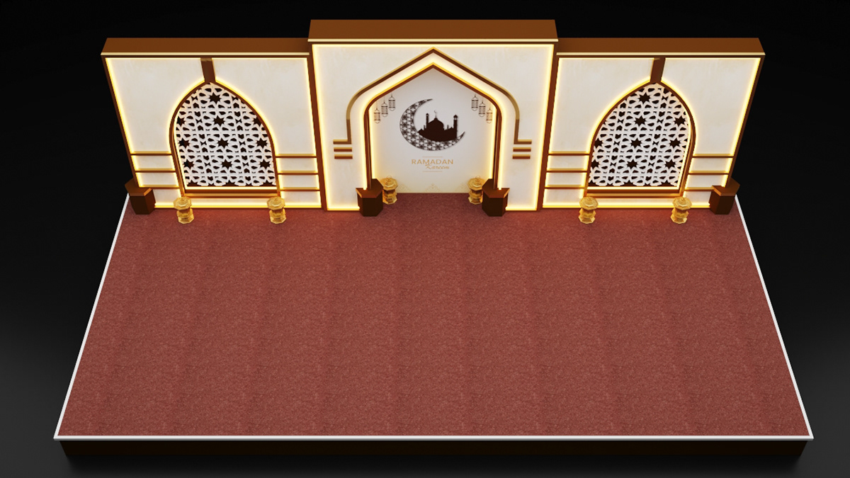 ramadan stage ramadan ramadan design ramadan kareem Ramadan Mubarak Event STAGE DESIGN stagedesign Stage Stand