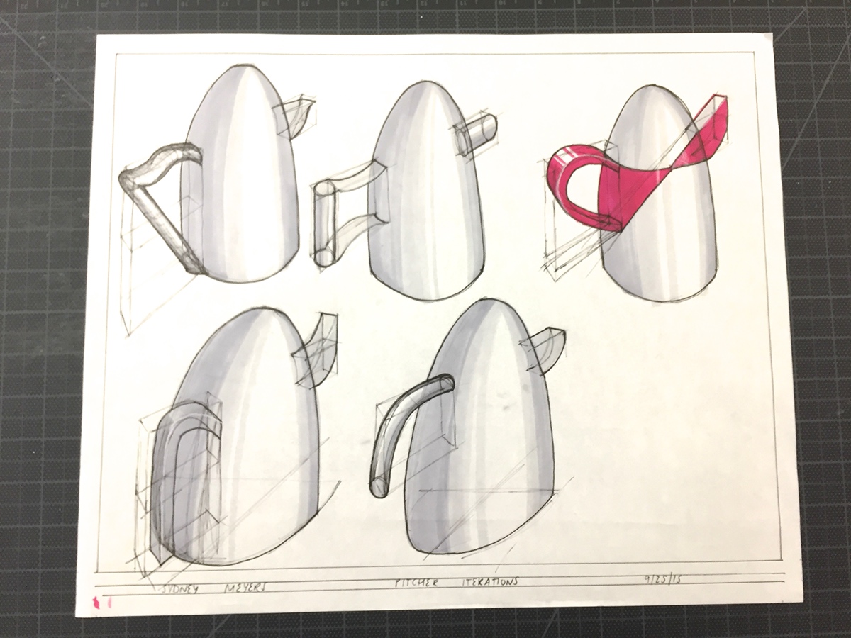 pitcher design iteration Marker