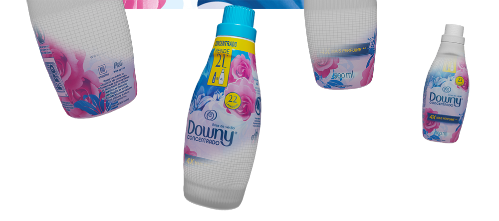 Downy Packaging relaunch p&G Brasil 3D Render motion animation  piacentino