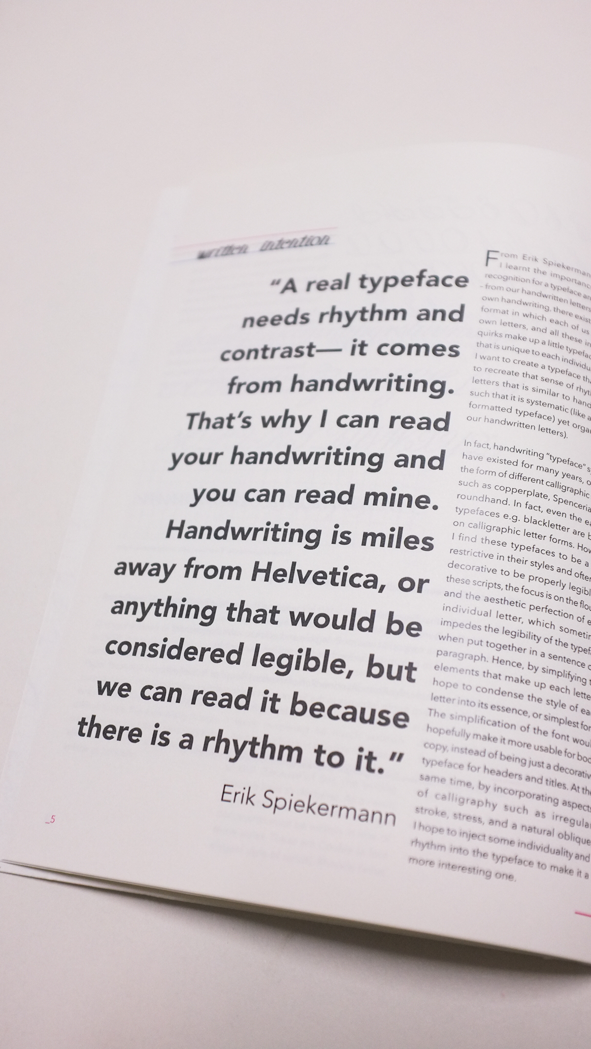 typography   typeface design Typeface modular Erik spiekermann