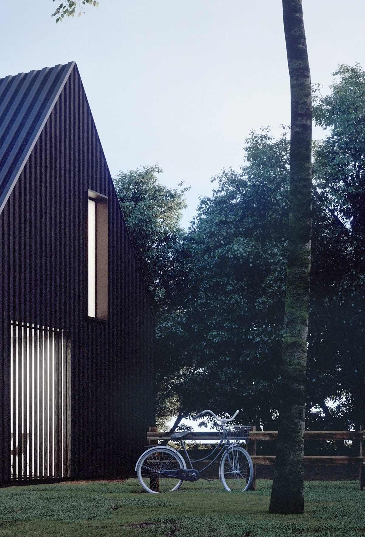 house Holland oranje Alek Pluta nomadd river visualisation architecture 3D windows