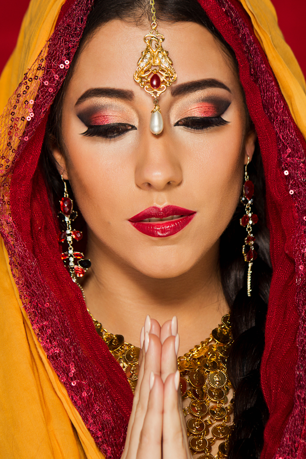 beauty multi cultural interbred studio Ethnic model portrait photoshoot magazine editorial indian egyptian arabic spanish american