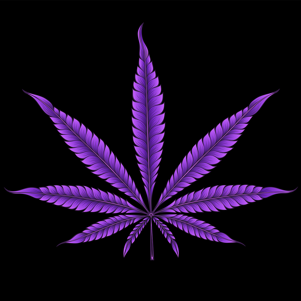 Cannabis leaf on Behance