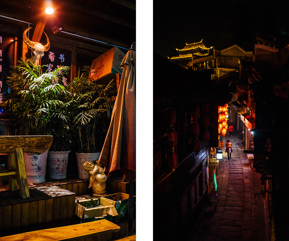 china phornix city fenghuang 凤凰 中国 Ancient Travel trip history culture heritage henan Landscape cityscape night