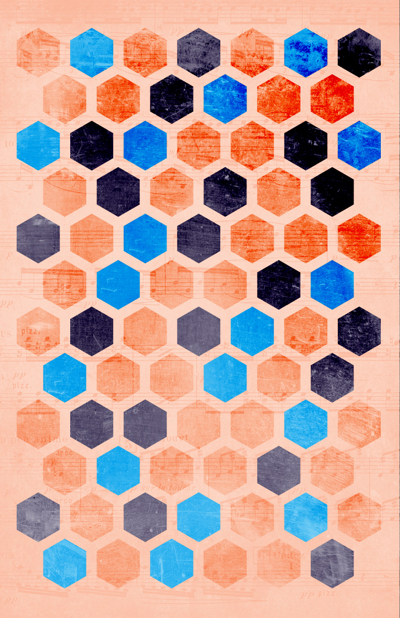 sheet music geometry swiss design color texture