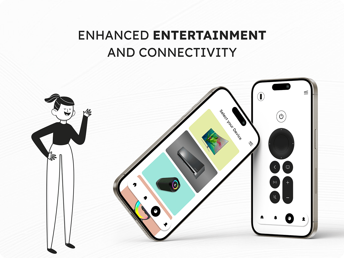 Enhanced Entertainment and Connectivity Feature for AI Powered Smart home App