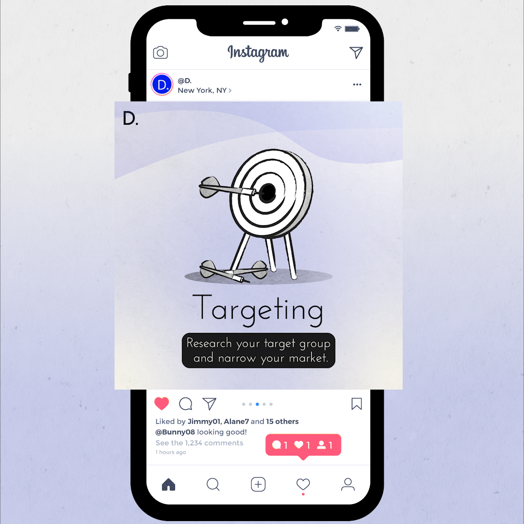 designer Instagram Post minimalist simple social media vector