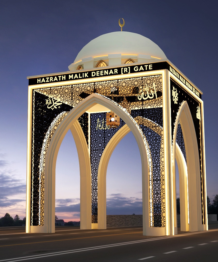 masjid islamic design exterior design gate arch dome