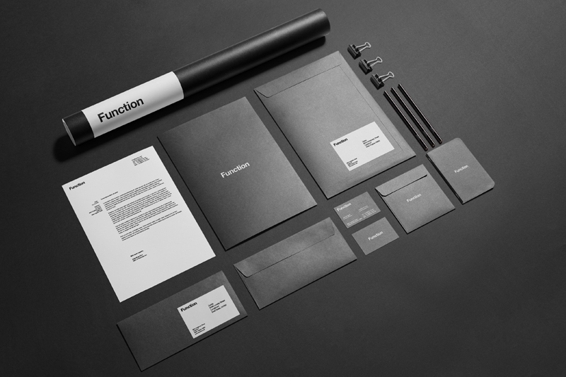 Stationery mock-up Mockup mock up folder Memo Book envelope business card pencil paper clips black identity White craft RECYCLED