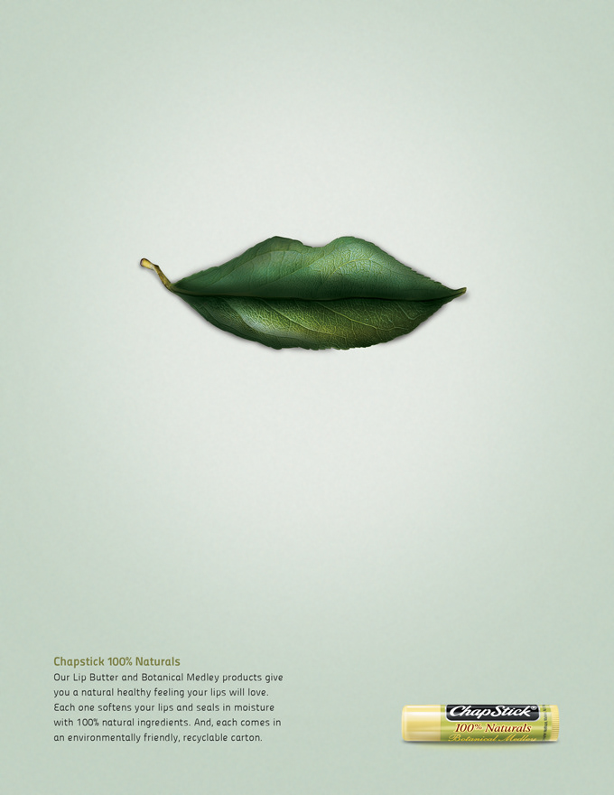 ad ads chapstick creative digital edit photo lips graphic design simple minimal