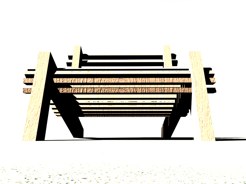 wood chair bench