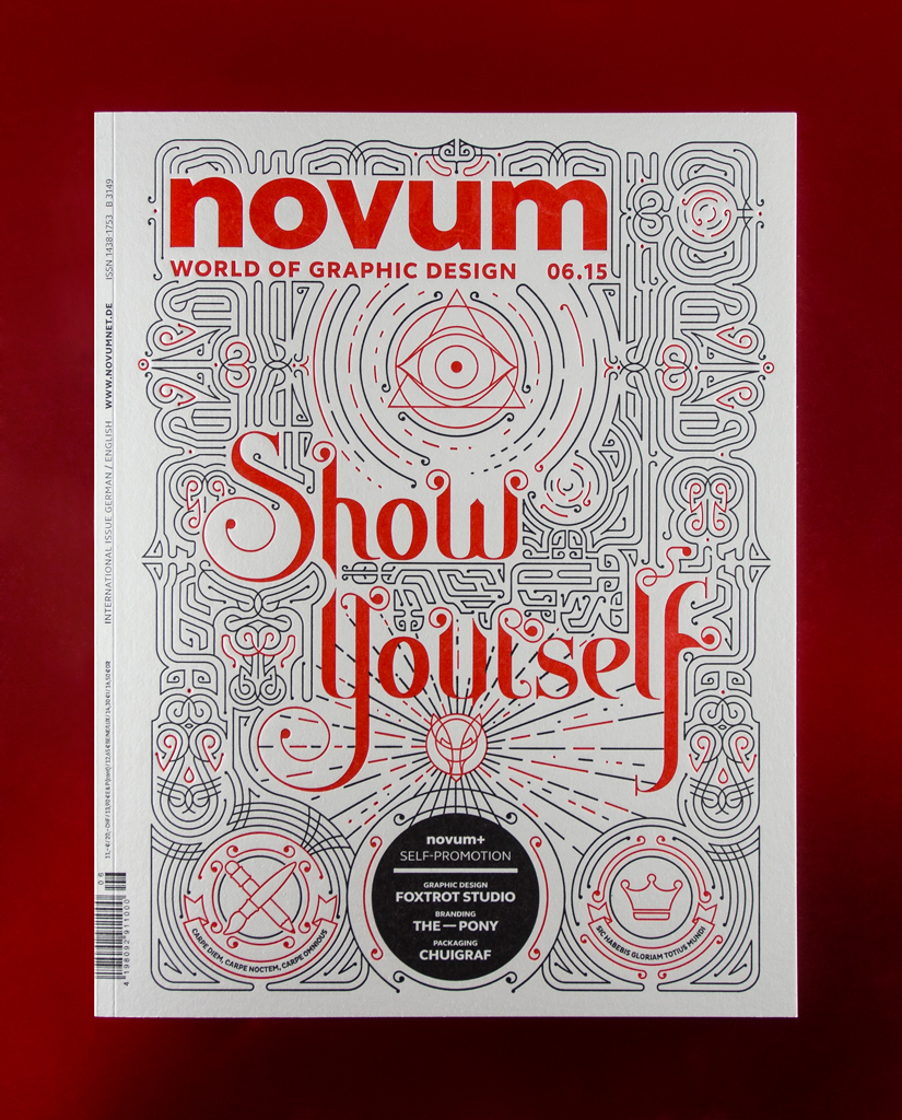 novum magazin graphic design magazine self-promotion letterpress fine paper novum novum magazine gebrauchsgraphik boston-style haptik paper