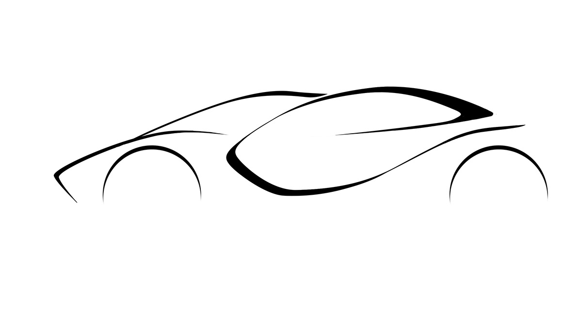 3 seater electric sportcar stylish biomimicry Bio-Inspired nature form