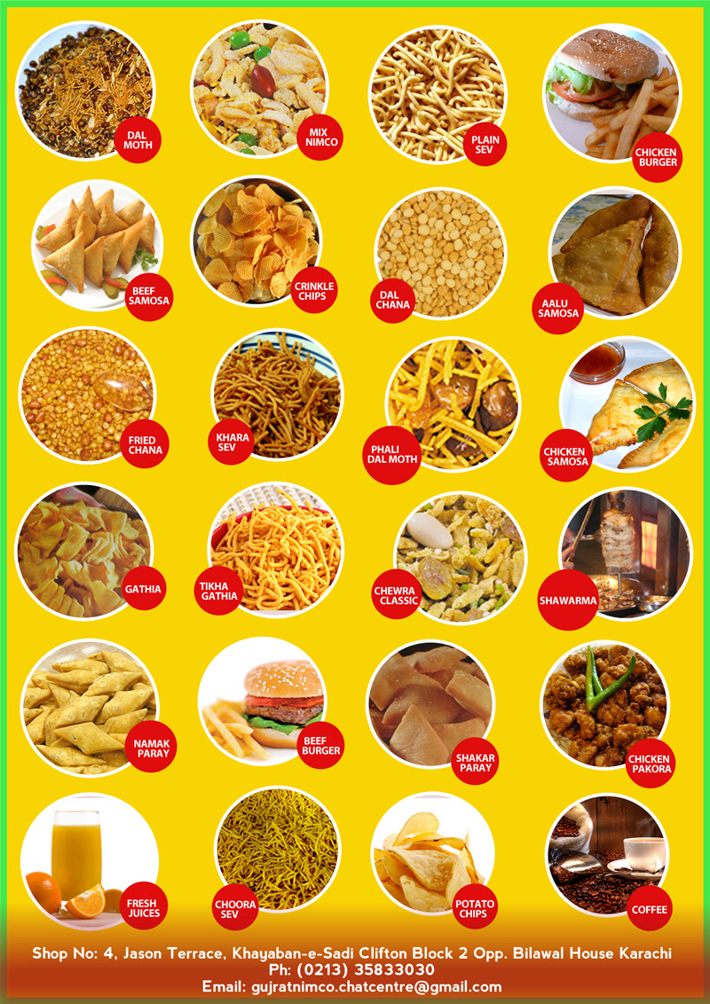 Food  nimco flyer menu brochure