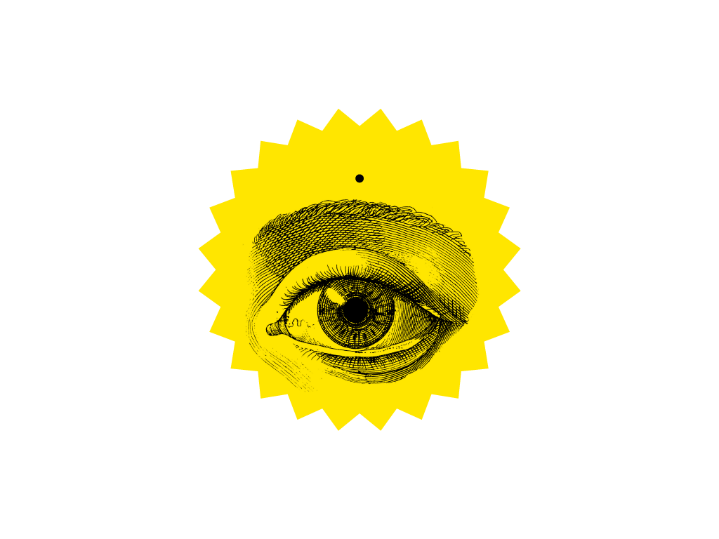 cockoo buongiorno eye occhio Sun sole logo minimal esoteric band yellow identity identità identità visiva visual identity