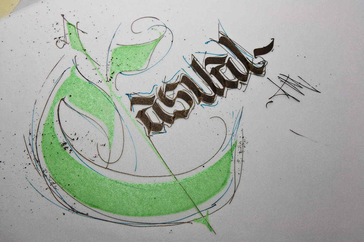 irinel papuc Typomonger calligraffiti art design HAND LETTERING