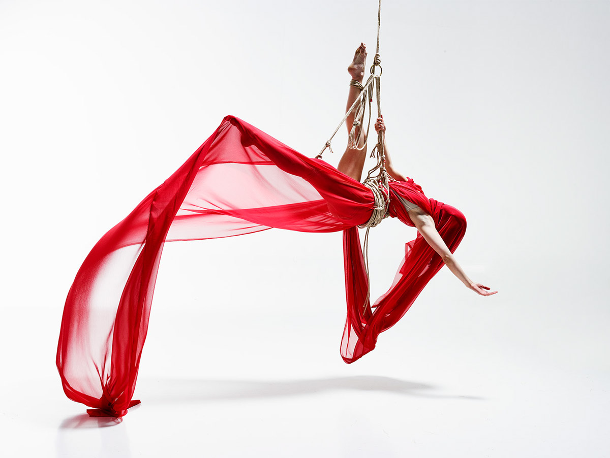 red bailarina arte murciano Fotografia Araki Shibari atar nudos moda