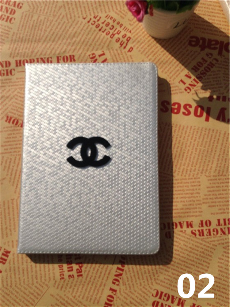Housse coque cuir Chanel gelant texture paillette blingblig pour iPad air mini 2 3 4 acheter sur coquachat.com