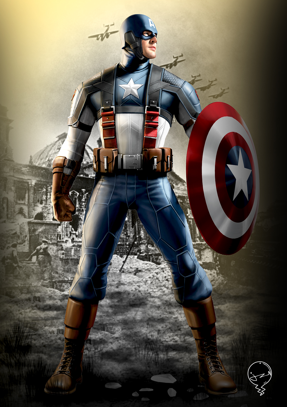 Avengers captain america ironman Hulk hulk buster hawk eye Thor