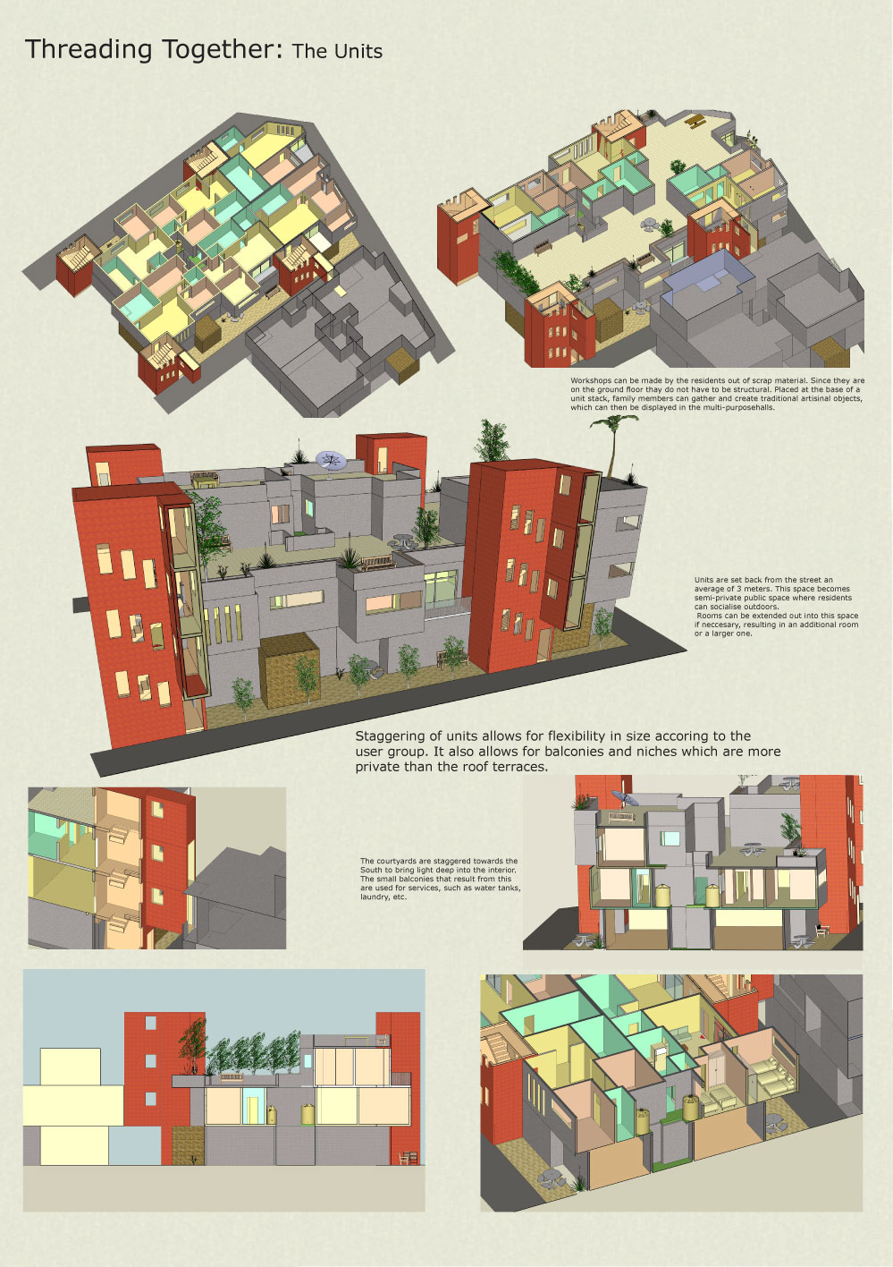 Adobe Portfolio Competition  housing  refugee  eVolo  student project  Palestine