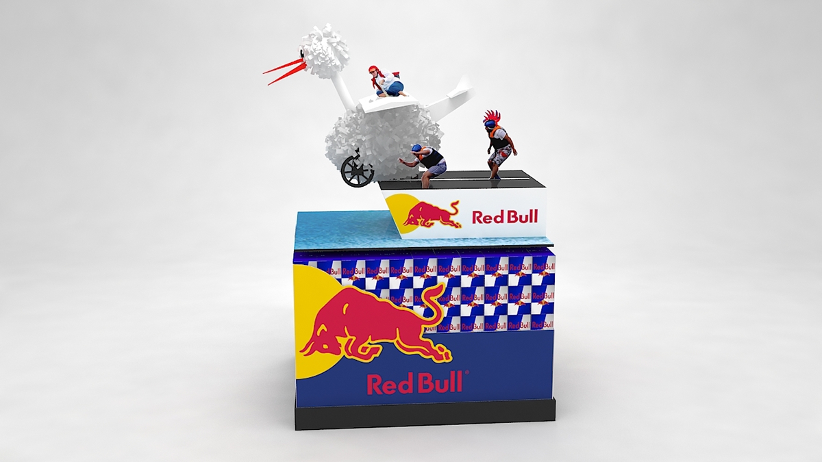 flugtag pop RedBull Point of Purchase