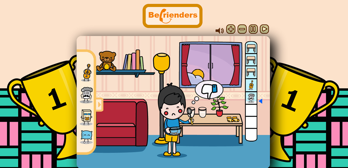 befrienders microsite parenting game Flash Game