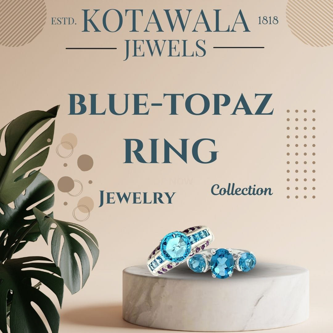 blue topaz rings