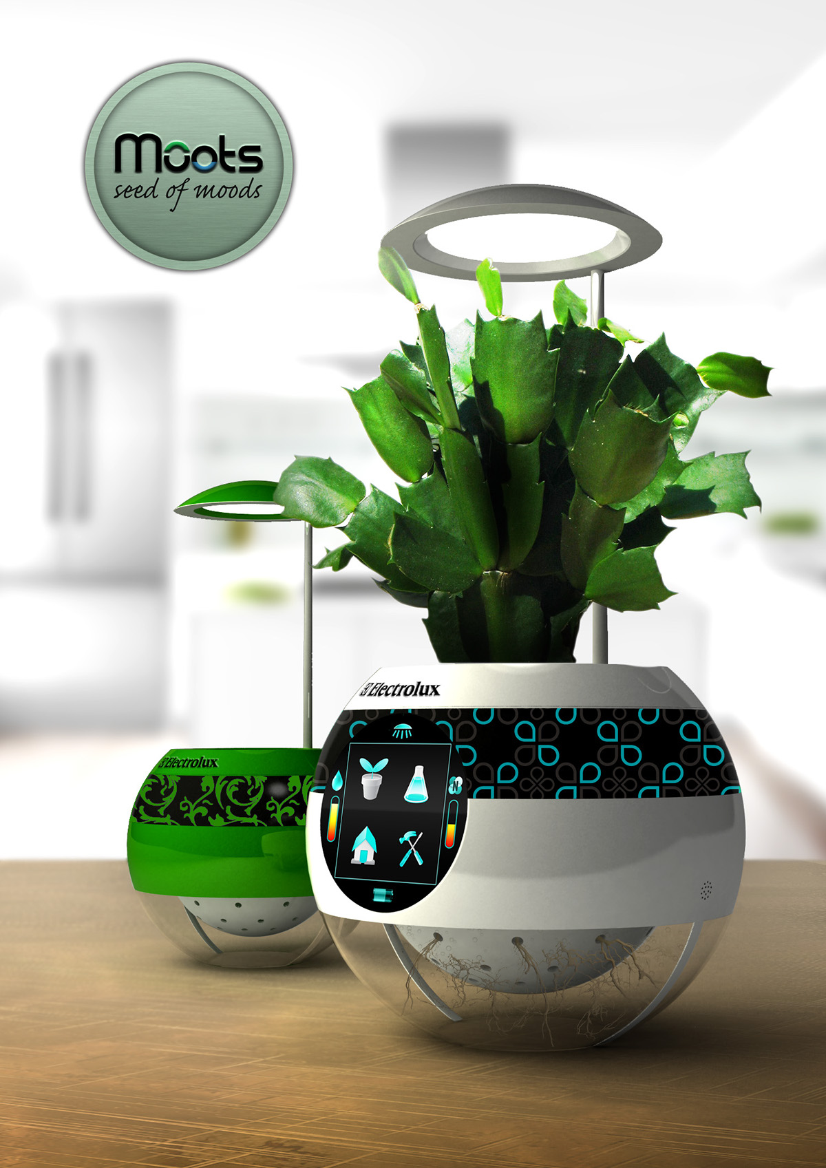 hydroponic  electrolux pot concept garden