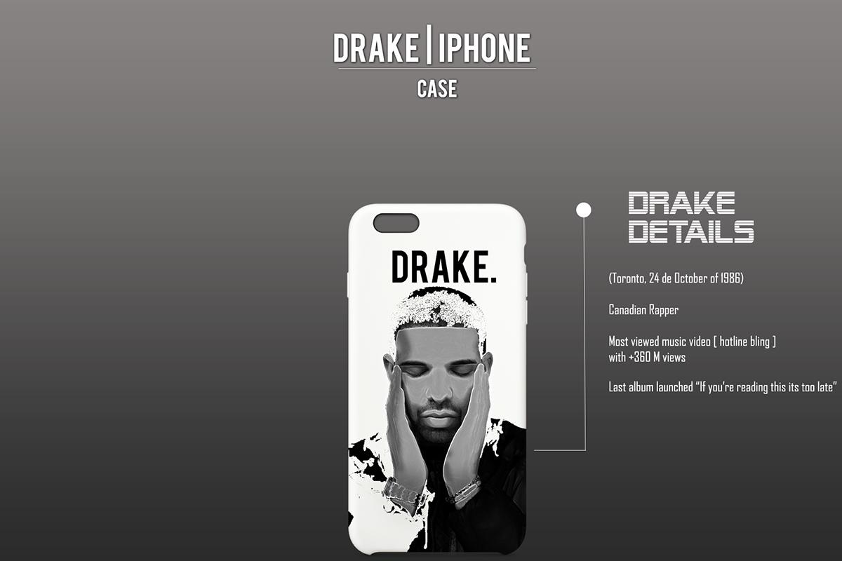 Drake iphone Cases case design graphic graphicdesign future wizkhalifa art creative