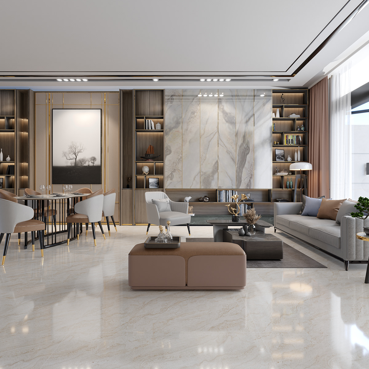 interior design  Interior design visualization archviz luxury living room rendering blender 3D visual
