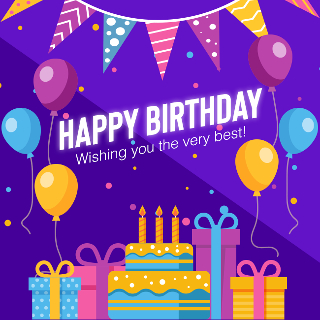 Happy Birthday | Animated GIF & Email Push Notification on Behance