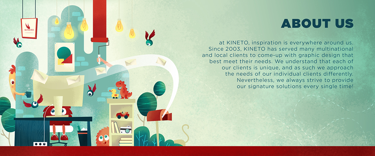 creative agency jakarta indonesia company profile photoshop Kineto design agency Website