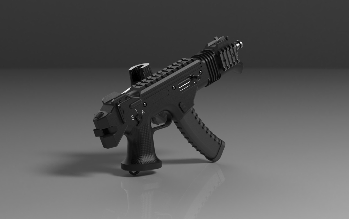 guns 3D mp5 Games gamedesign battlefield counterstrike Renderings